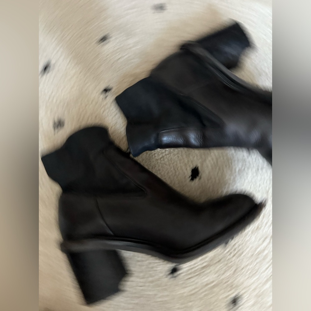 RAG & BONE Soren Leather Ankle Boots, Size 37.5 US 7.5 - Picture 3 of 16